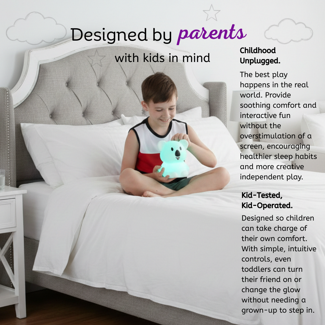LumiPets® Keith the Koala- Children's Touch Night Light