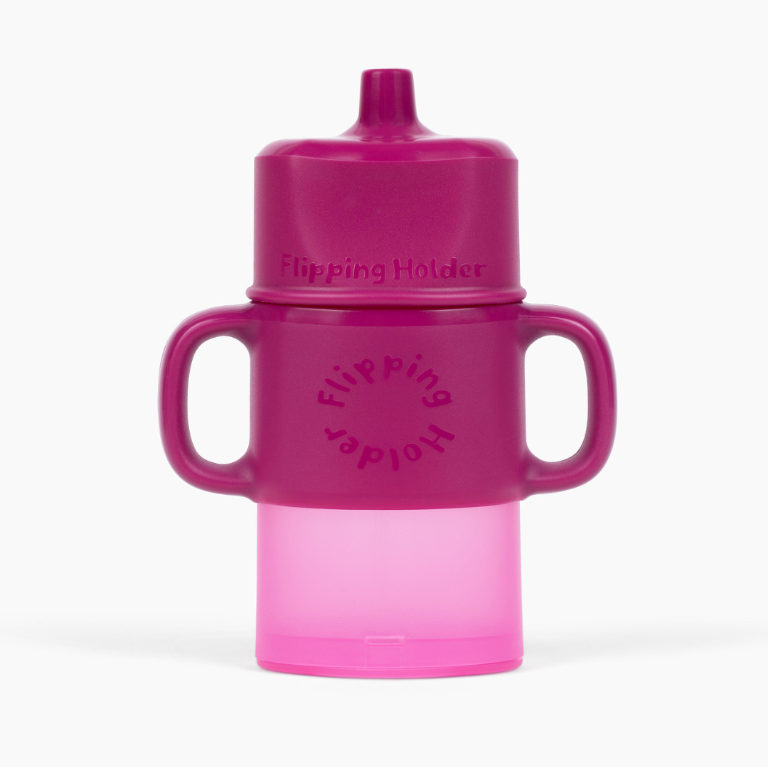 Flipping Holder TRAVEL with HANDLES & SIP TOP