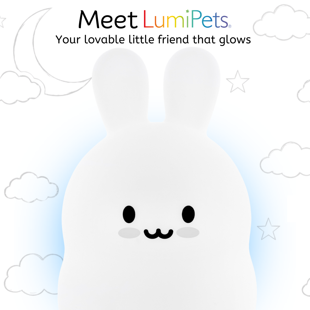 LumiPets® Basil the Bunny- Children's Touch Night Light Junior