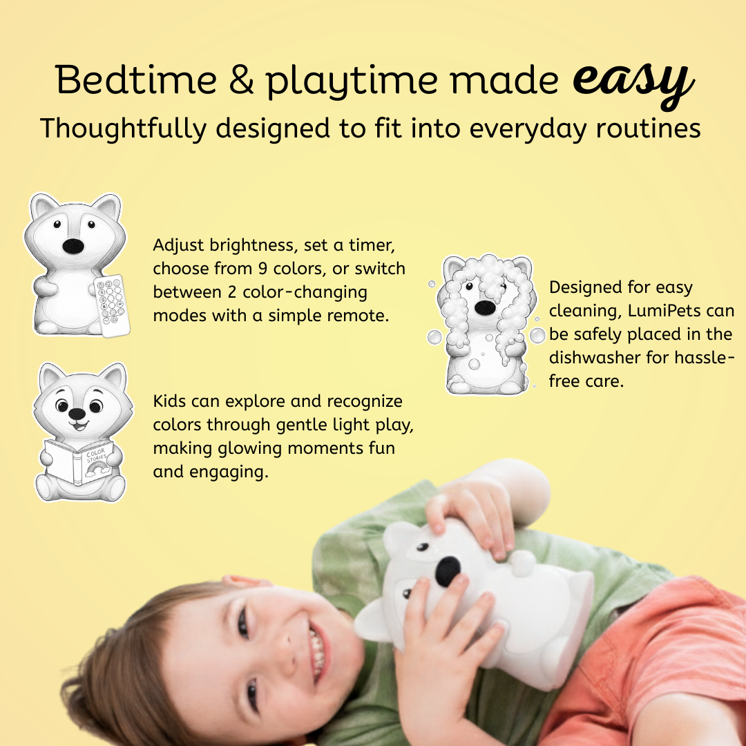 LumiPets® Fiona the Fox Night Light